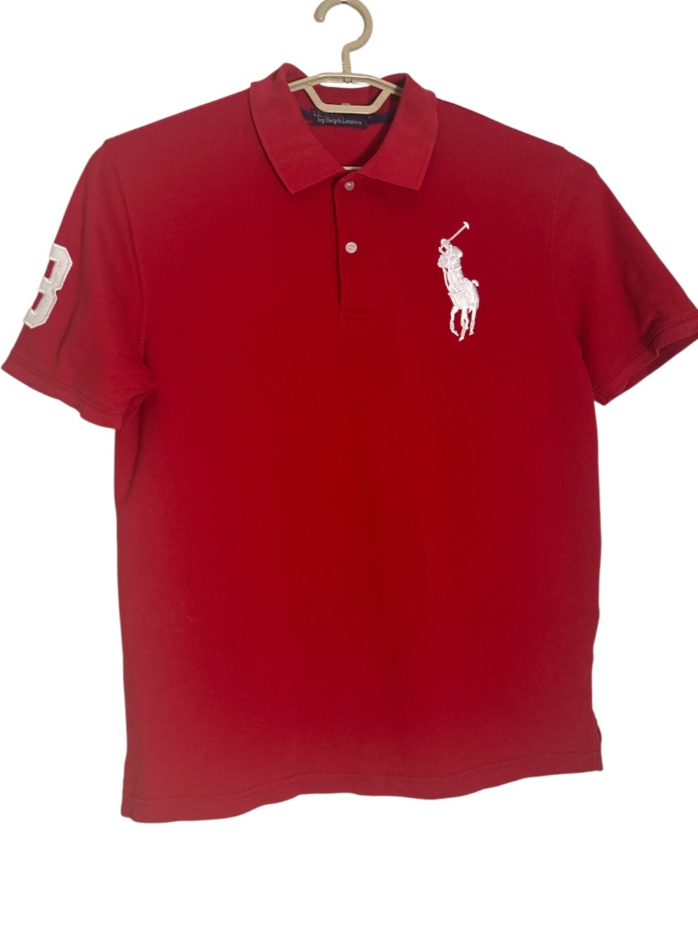 Polo RL Big Piny Red Polo Shirt Size M